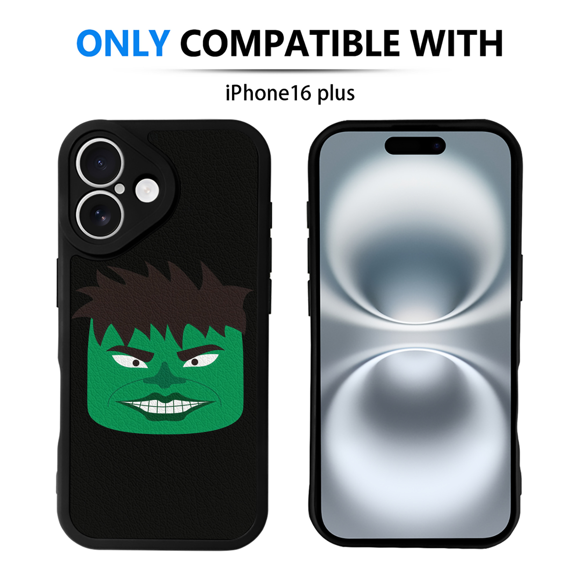 （画像用） アベンジャーズ The Avengers 【iPhone 16シリーズ対応】シリコンスマホケース（レザー調） 材質：シリコン